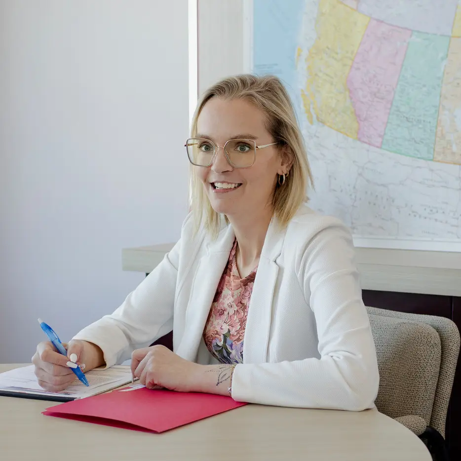 Mélanie Scattolin lors de la consultation préliminaire