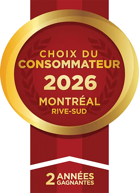 Choix du consommateur 2026 de Montréal Rive-Sud pour la deuxième année consécutive